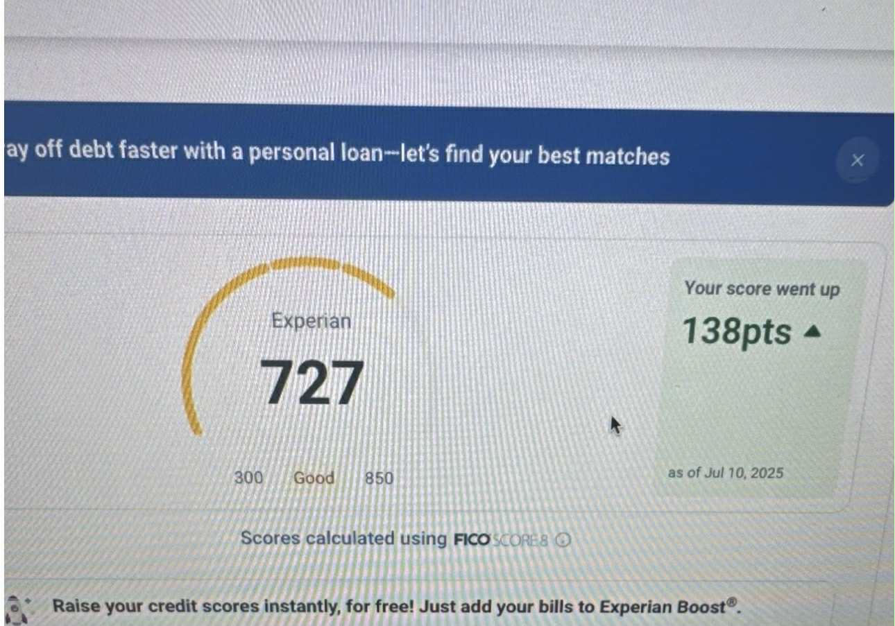 Credit Repair Success Story 5